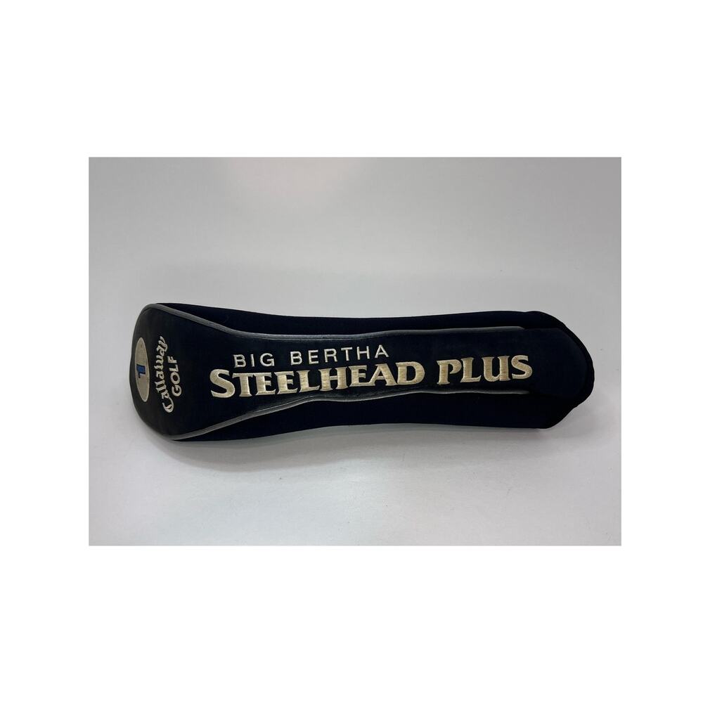 Callaway Big Bertha Steelhead Plus Golf Club Head Cover Sock Black Silver Gray